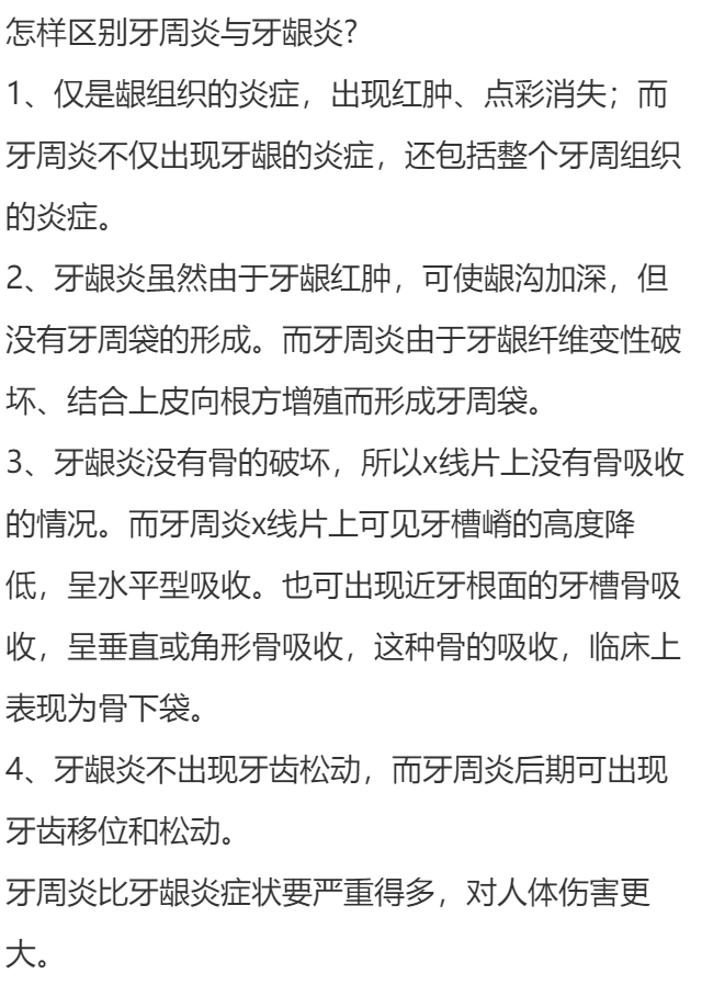 牙龈炎容易与哪些疾病混淆?